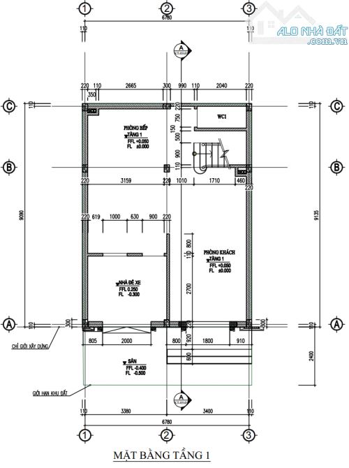 Bán liền kề diện tích 81m mặt tiền 7 m hướng Đông Nam - 7