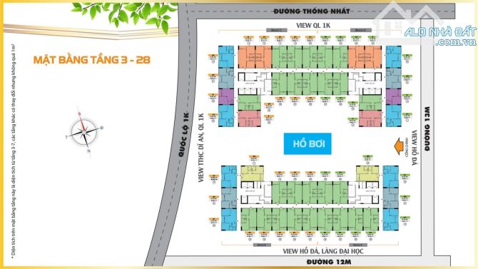 5 suất nội bộ Bcons Plaza giá chủ đầu tư , hỗ trợ vay ngân hàng. thanh toán 20% nhận nhà - 8
