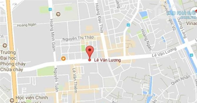 Bán đất mặt phố Lê Văn Lương 70m2 mặt tiền 5m, chỉ 18.5 tỷ