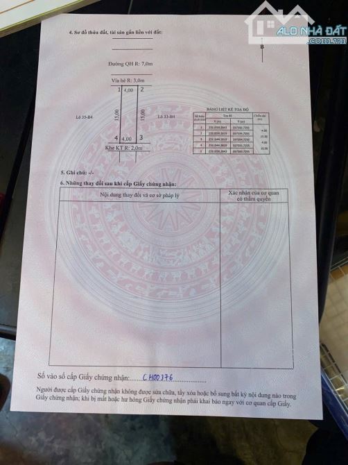 TĐC Bắc Sông cấm Khu B. Lô 34 B4. Ko lỗi lầm 60m giá 4,1x tỷ