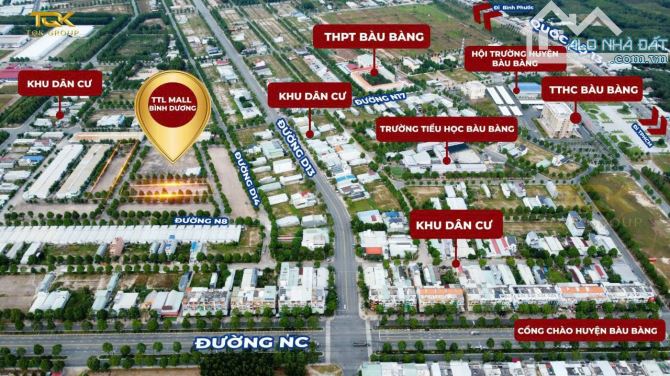 Kẹt tiền bán gấp lô đất ngay đường NC, sau tòa nhà TTHC, 600triệu - 75m2 - sổ sẵn