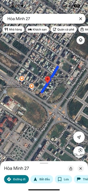 Bán đất góc 2 mặt tiền đường Hoà Minh 27 - Khu B Phương Trang - Sát Nguyễn Sinh Sắc