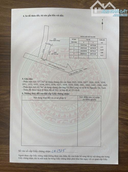 63m2 lô góc  tại Thái Sơn - An Lão giá 570 triệu ngõ ô tô