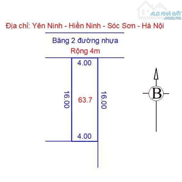 Bán nhanh 633.7m full thổ cư tại Yên Ninh, Hiền Ninh ,ô tô chạy vòng quanh ,ngay mặt đường
