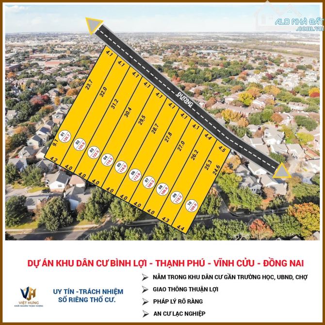 Mặt tiền nhựa, đất thổ cư sổ riêng, thích hợp đầu tư, trả trước 870tr