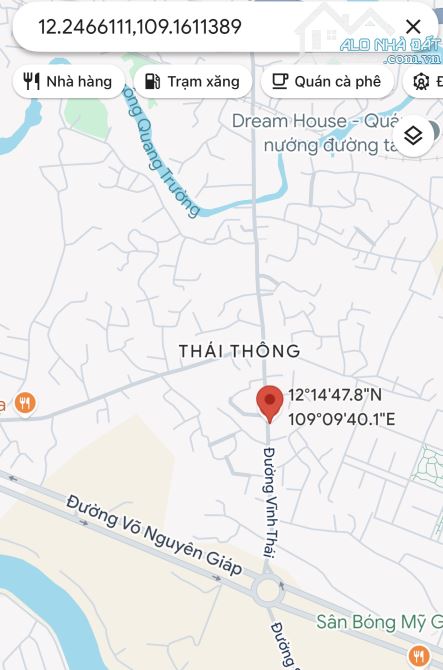 Đất Mặt Tiền Vĩnh Thái. Cần Bán Gấp
