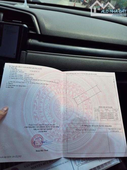 Bán lô đất dự án Trạm Lộ 1 Thuận Thành Bắc Ninh