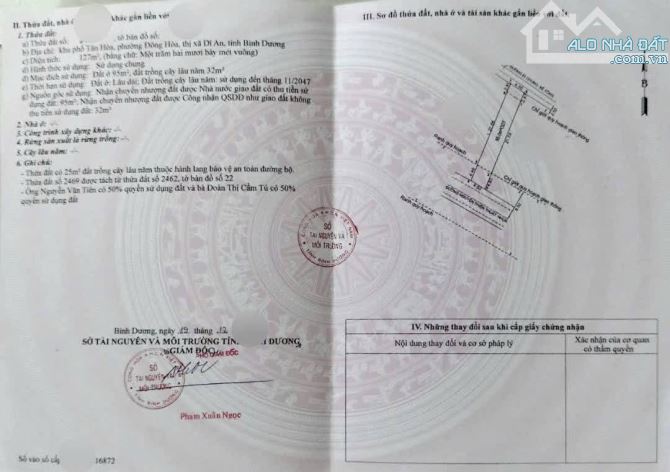 Bán đất mặt tiền đường Nguyễn Thiện Thuật ,p  Đông Hòa
