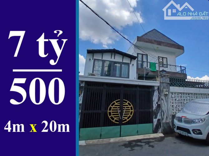 BÁN NHÀ HẺM 60 LÂM VĂN BỀN, TÂN KIỂNG - 2 TẦNG - XE Ô TÔ NGỦ TRONG NHÀ