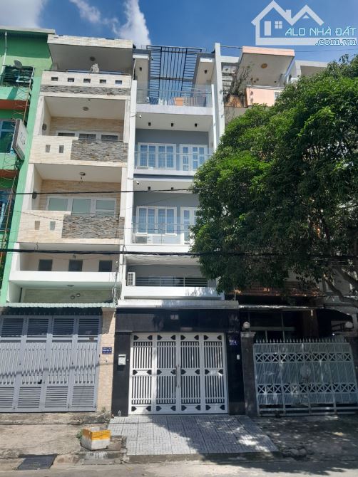 Đường nhựa 20m!! Mặt tiền đường số Bình Phú Quận 6 (4x20) 5 tầng chỉ 12.8 tỷ