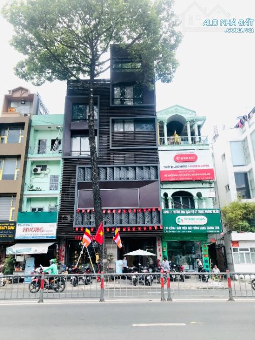 BÁN NHÀ MẶT TIỀN ĐƯỜNG 3 THÁNG 2, QUẬN 10 – 8x16M, 1 TRỆT 4 LẦU, THUÊ 150TR/TH – GIÁ 48 TỶ