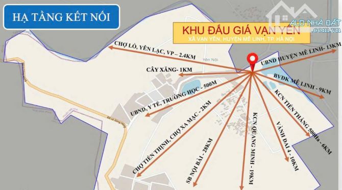 66,6m đấu giá Vạn Yên - Mê Linh