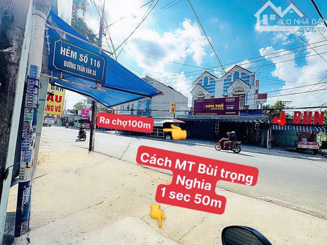 NP585 Bán nhà phố đúc tấm trung tâm P.Trảng Dài sát bên chợ 1 nhịp vài bước chân
