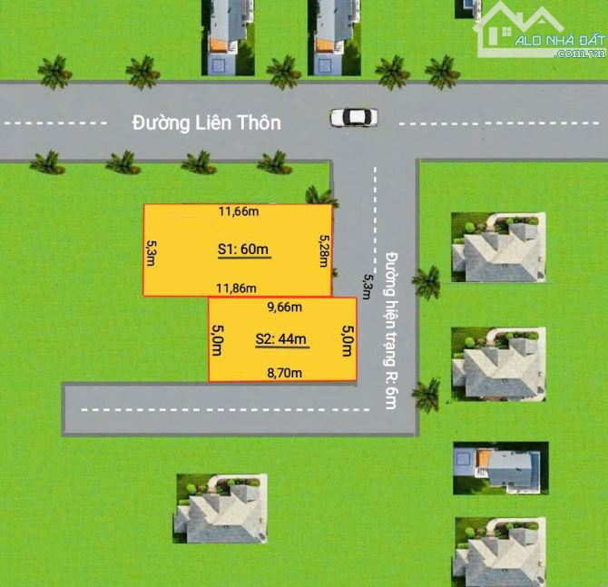 Bán lô đất 3 mặt ngõ, VF9 vào tận nơi