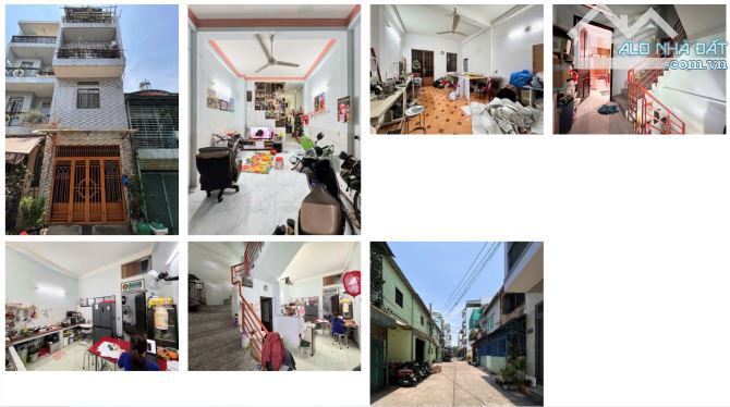 💥NGAY GÒ XOÀI - NGÃ TƯ 4 XÃ - Q.BÌNH TÂN - HẺM 6M - GIÁ: 5,75 TỶ - 56m2 - 4 X14M - 4 TẦNG