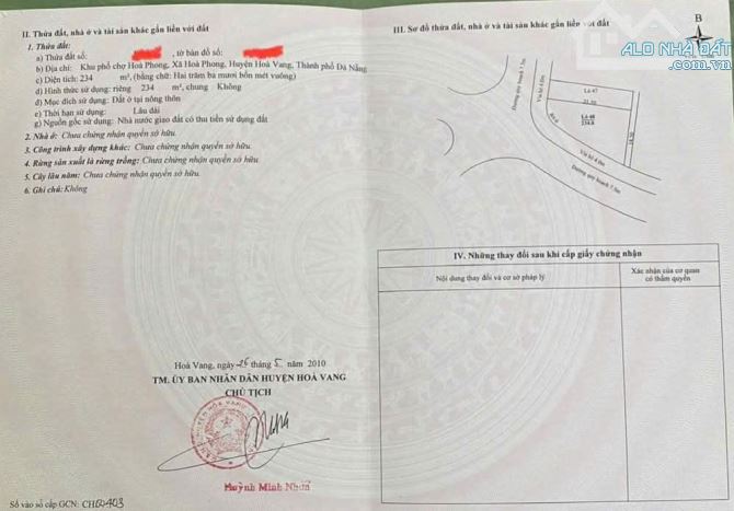 📌📌📌Làm việc trực tiếp!!!Chào bán lô góc ngã tư  khu phố chợ Túy Loan Hoà Phong 🌺