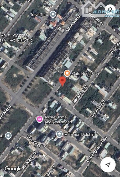 Lô Đất Mặt Tiền Đường 7m5 Nam Hoà Xuân Đối Lưng Đường Minh Mạng. Giá Chỉ 4 ty050trieu.