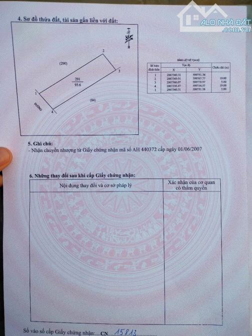 BÁN ĐẤT 94m2 NGÕ PHÙNG CHÍ KIÊN – SAU TRƯỜNG VĂN HOÁ NGHỆ THUẬT – TP VINH - 1