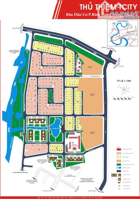 Bán đất nền B52 Thủ Thiêm đường 33 khu Nguyễn Duy Trinh Quận 2 cũ (160m2) 90 tr/m2 - 1