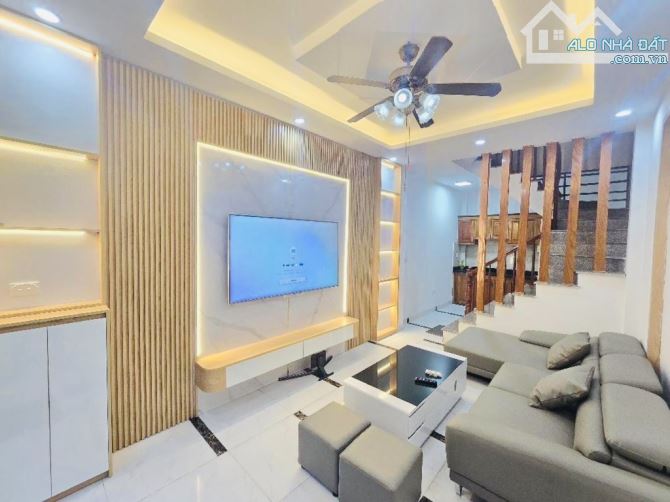 NHÀ ĐẸP HOÀNG MAI MẶT NGÕ Ô TÔ ĐỖ CỬA- KINH DOANH - 33m 5 TẦNG NHÔ 6 TỶ. - 1