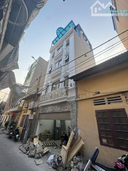 NHÀ MỚI NGÕ Ô TÔ THÔNG KINH DOANH  Khu Tập thể 918 Phúc Đồng 40 m2,X  6 tầng,mặt tiền  5 m - 1