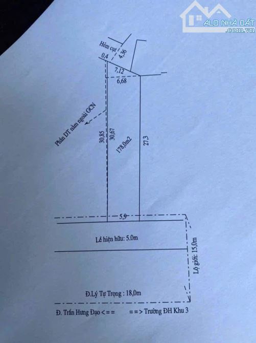 bán nhà mặt tiền đường lý tự trọng ninh kiều cần thơ, 1 trệt 1 lầu, vị trí đẹp ngang 6m - 1