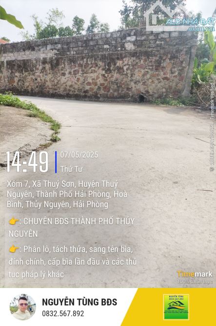 Bán lô góc 70m2 trung tâm phường Hòa Bình - 1