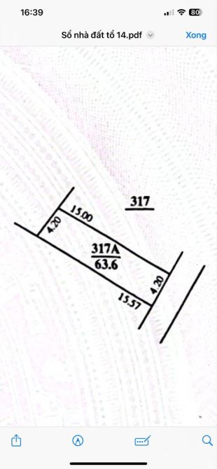 BÁN ĐẤT YÊN NGHĨA HÀ ĐÔNG Ô TÔ TẬN ĐẤT 64M MẶT TIỀN 4.2 M CHỈ HƠN 3 TỶ - 1