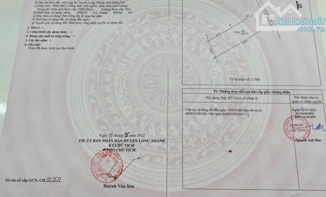 ❌CHỦ NGỘP BÁN GẤP HẠ GIÁ HƠN 1 TỶ_Sát tuyến T2 vào sân bay Long Thành_1000m2_SHR - 1