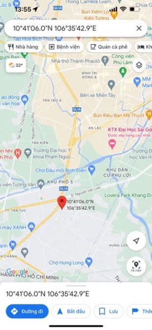 ĐẤT THỔ CƯ XÂY NHÀ ngay Chợ An Phú Tây Bình Chánh (6*27) Chỉ 3, TL - 1