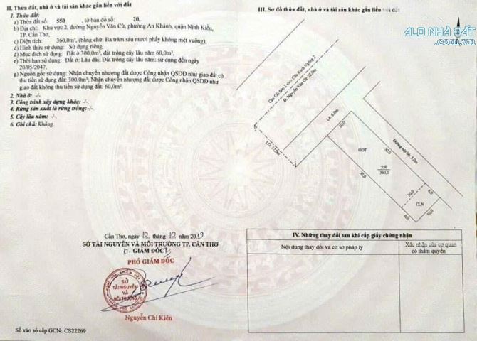 (Vị Trí VIP) Bán nhà Đối Diện BV Trường Đh Y Dược Cần thơ,NGANG 20M DT 720m² - 1