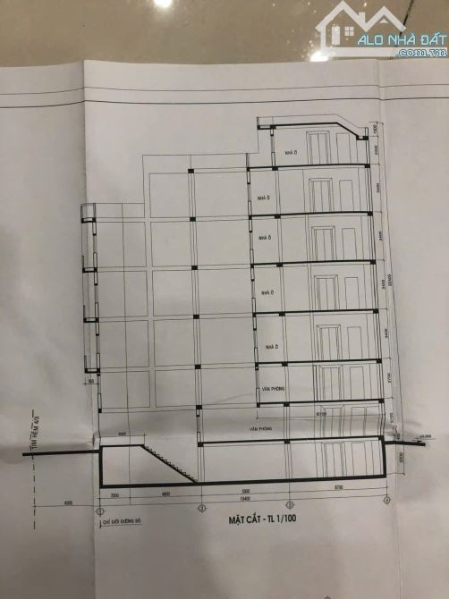 Tòa nhà 2 Mặt Tiền đường Hoàng Việt, P4, Tân Bình  - Dt: 14 x 20m. CN 270m² dtsd: 1450m2. - 2