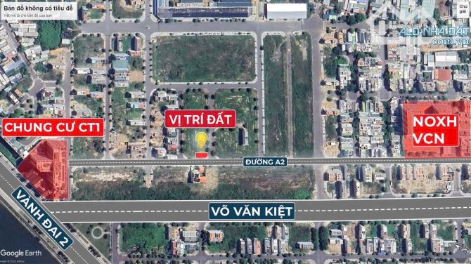 Lô góc 2 mặt đường 12m  - KĐT Hoàng Long  - TP. Nha Trang - sổ hồng  🌞 Diện tích: 52,1 m2 - 2