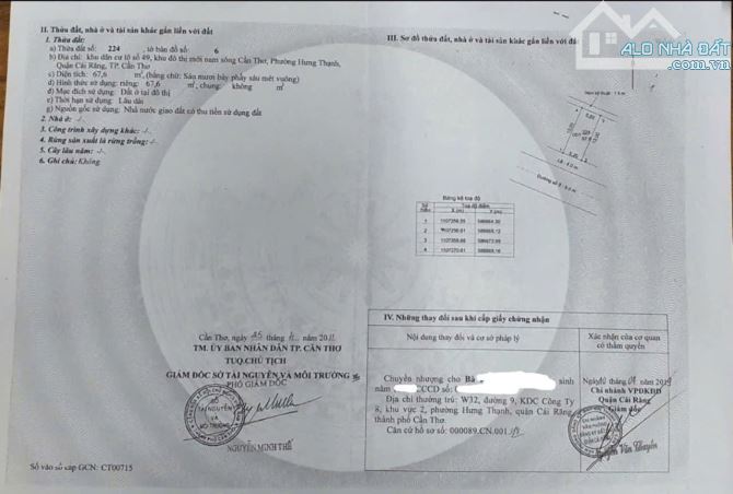 BÁN NHÀ 2 LẦU ĐƯỜNG SỐ 9 KDC CÔNG TY 8 NGANG NAM LONG , CÁI RĂNG CẦN THƠ - 2