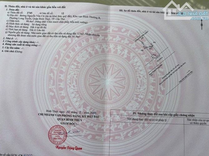 BÁN NHÀ MẶT TIỀN ĐƯỜNG NGUYỄN VĂN CỪ ĐỐI DIỆN BỆNH VIỆN NHI ĐỒNG , SIS - 2