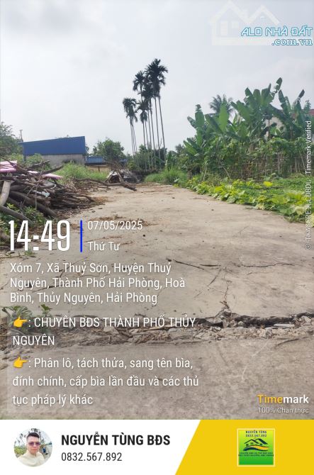 Bán lô góc 70m2 trung tâm phường Hòa Bình - 2
