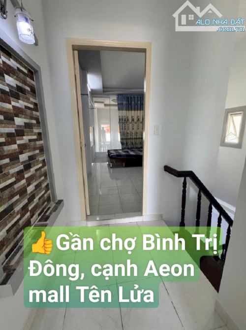 Nhà mới 2 Tầng, DT khủng 53m2, gần Aeon Tên Lửa, ko LG ko QH - chỉ 3.65 tỷ - 2