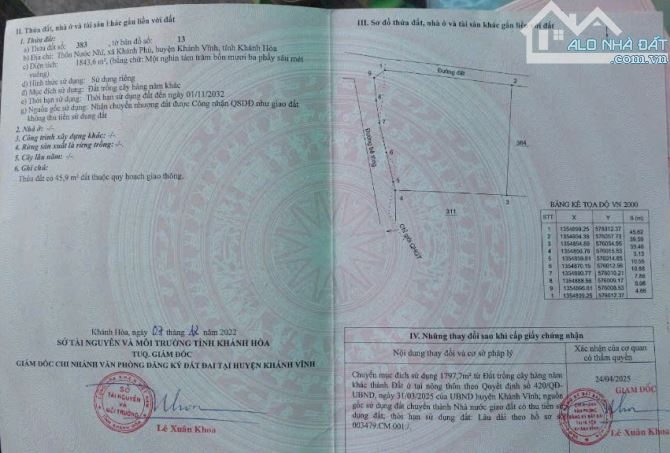 Bán lô góc Khánh Phú gần full thổ cư mặt đường bê tông phù hợp đầu tư phân lô - 3