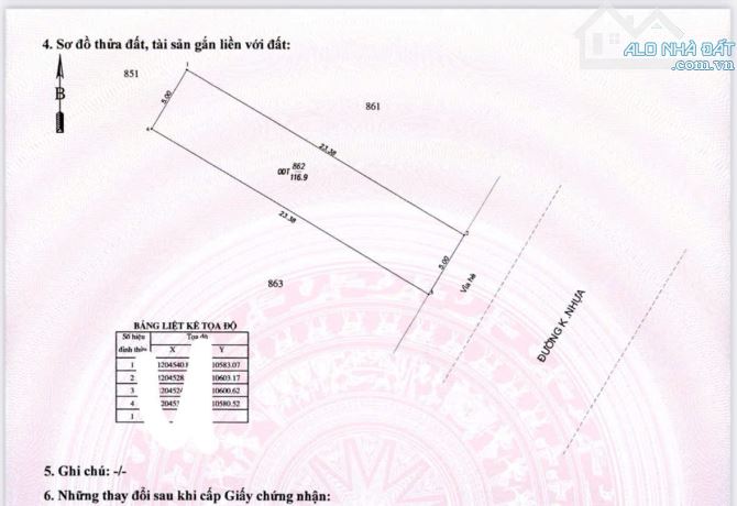 Bán Nhà Mặt Tiền Đường K TTHC Dĩ An Hoàn Công Đầy Đủ - 3