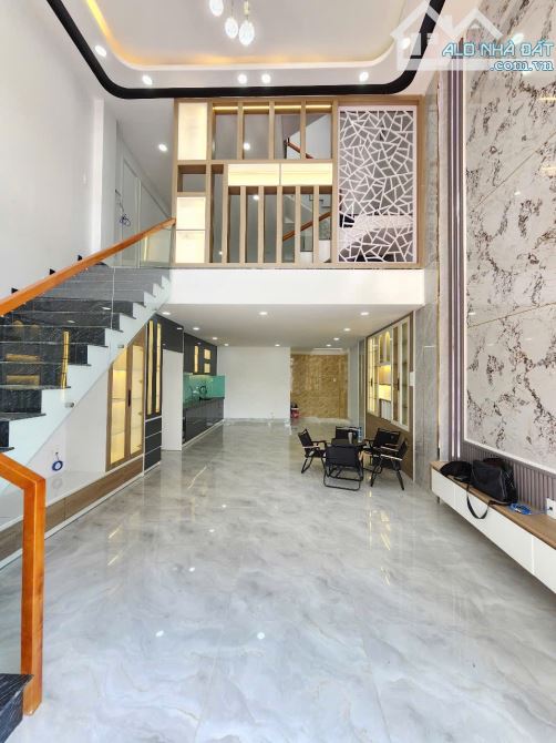 nhà 1 Trệt Lửng 2 Lầu 87.7m2 4Ty2 TL hoàn Công kinh doanh buôn bán đường ĐT743C - 4