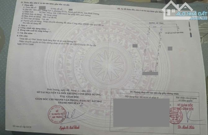 Nhà phố gần chợ Xóm Vắng, phường Dĩ An, TP Dĩ An - 6