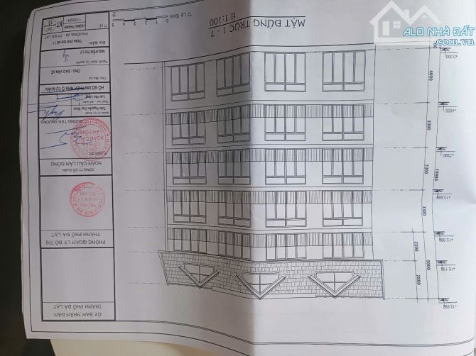 Lô đất 2 MT : 281m2 dg Phan chu trinh p.9 Giá ngộp : 15,5 tỷ - 6