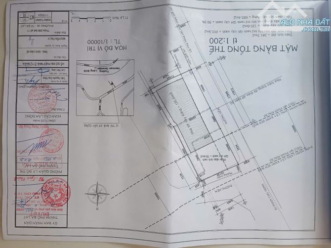 Lô đất 2 MT : 281m2 dg Phan chu trinh p.9 Giá ngộp : 15,5 tỷ - 7