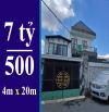 BÁN NHÀ HẺM 60 LÂM VĂN BỀN, TÂN KIỂNG - 2 TẦNG - XE Ô TÔ NGỦ TRONG NHÀ