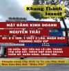 CHO THUÊ MẶT BẰNG MẶT TIỀN ĐƯỜNG NGUYỄN TRÃI – NGANG 8M, VỊ TRÍ ĐẮC ĐỊA