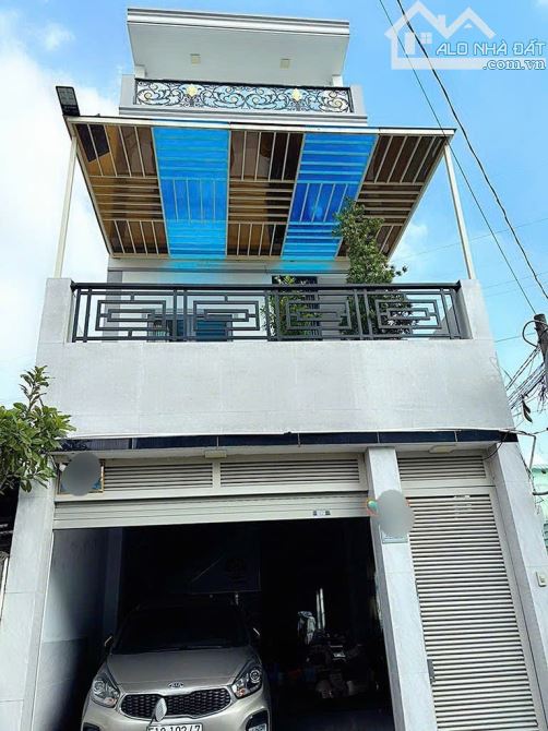 Nhà 4 tầng hai mặt tiền hẻm xe tải đường T15 phường AN PHÚ ĐÔNG Q12, dt 75m²(5mx15m)💰5,25