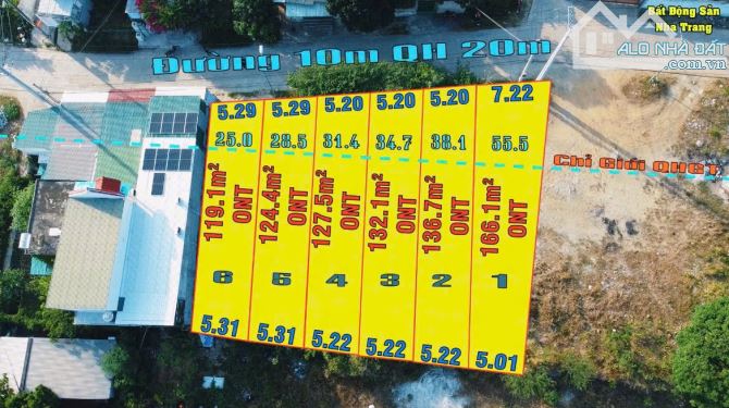 Bán 6 lô đất thổ cư mặt đường liên xã tại thành phố Biển Nha Trang