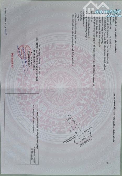 Bán lô đất Cống Bà Bông, Đức Hòa , Long An