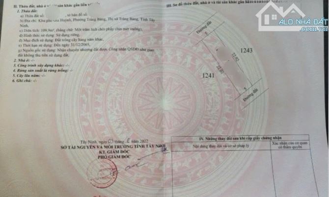 CẦN BÁN NHÀ GIÁ RẺ – SỔ HỒNG RIÊNG – NGAY  TRẢNG BÀNG, TÂY NINHGiá chỉ: 680triệu - 6