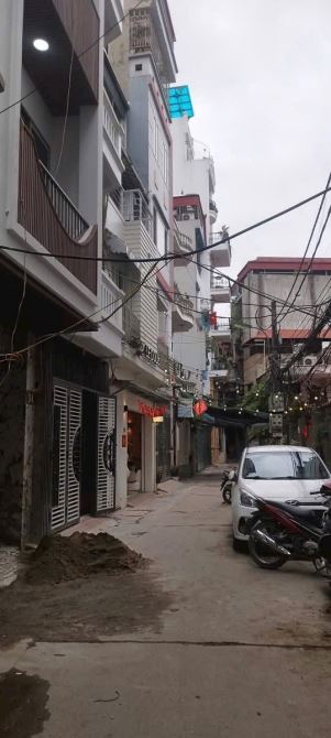 BÁN NHÀ Ngõ Nguyễn Văn Huyên , Cầu giấy, Ô tô vào nha. DT 45m, 7 Tầng, MT 4m, G.Iá 19,5 tỷ